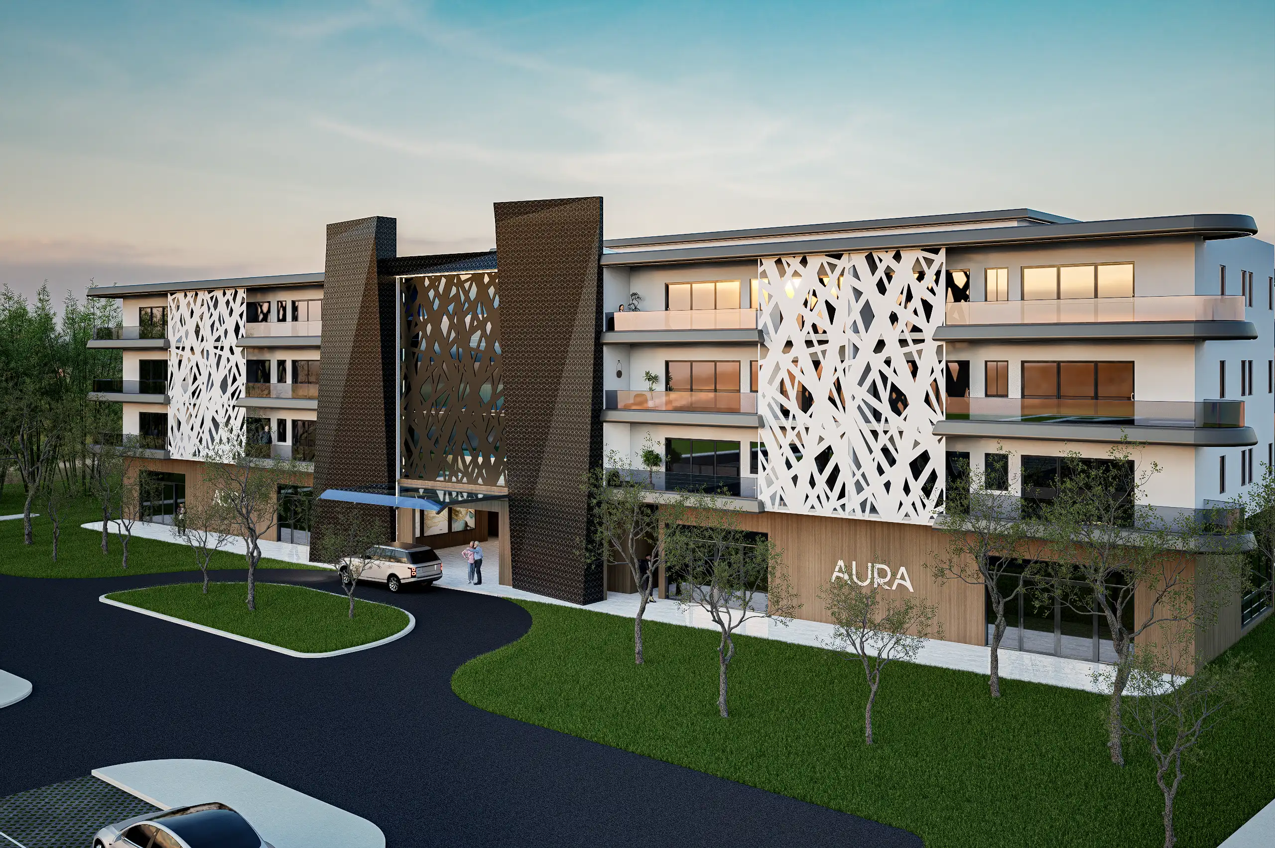 Condominios de lujo Aura frente a la playa